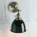 GobekUsa Industrial Black Wall Sconce 6.5'' Modern Stair Light Fixtures