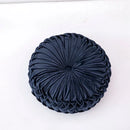GobekUsa 3D Pumpkin Vehicle Wheel Round Velvet Throw Pillow for Couch Decor