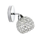 GobekUsa Crystal Wall Sconce: Modern Bedside Wall Lamp for Home Decor