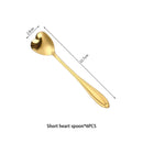 GobekUsa Gold Flower Stainless Steel Teaspoons Set for Coffee, Desserts, and Ice Cream