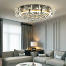 GobekUsa Elegant Butterfly Flower Crystal Ceiling Lamp for Romantic Home Decor