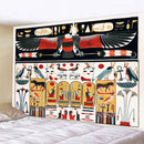 GobekUsa Egyptian Mural Tapestry Bohemian Home Decor Yoga Mat Sofa Blanket