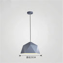 GobekUsa Iron Diamond Pendant Lights Modern Geometry Pendent Lighting for Living Room & Cafe