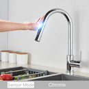 GobekUsa Gold Kitchen Faucet with Touch Sensor Control for Sensitive Mixer Experience