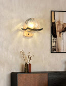 GobekUsa Japanese Moon Wood Wall Lamp - Minimalist Design - LED Sconce Lights