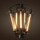 GobekUsa Industrial 8-Head Hanging Pendant Lamp for Cafe Dining Room and Bar