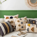 GobekUsa Handmade Moroccan Geometric Dots Stripe Pillow Cover for Sofa Bed