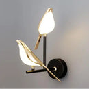 GobekUsa Golden Bird LED Wall Lamp: Modern Design for Hallway, Stairs, Living Room, Bedroom Decor