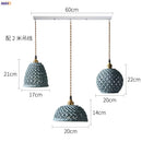 GobekUsa Ceramic LED Pendant Lights: Japanese Style, Copper Nordic Modern Design
