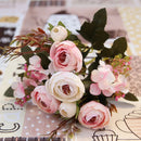 GobekUsa Autumn Silk Tea Rose Gerbera Daisy for Wedding and Home Decor