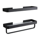 GobekUsa Glass Corner Shelf with Bar for Bath and Kitchen Storage
