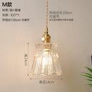 GobekUsa Glass Copper Pendant Light: Modern Nordic Style Hanging Lamp for Kitchen, Dining, and Living Room