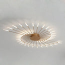 GobekUsa LED Acrylic Ceiling Light Fixture for Bedroom Hall Living Room Kids, Modern Luster