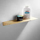 GobekUsa Brushed Gold Bathroom Hardware Set: Towel Rack, Corner Shelf, Paper Holder, Hook, Toilet Brush Holder