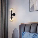 GobekUsa Glass Beans Wall Lamp Sconces LED Light Fixture for Home Deco Bedroom Hallway