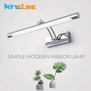 GobekUsa LED Stainless Steel Bathroom Wall Lamp Switch Waterproof Cosmetic Mirror Sconce