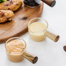 GobekUsa Glass Sauce Dish with Handle