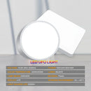 GobekUsa LED Ceiling Light: Modern Ultra-thin Panel, 6-48W, Surface Mounted for Living Room