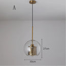 GobekUsa Glass Ball Pendant Light: Modern Hanging Lamp for Kitchen, Dining, Living Room