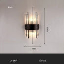 GobekUsa Gold Black LED Wall Sconce Light for Bedroom Corridor
