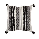 GobekUsa Boho Jacquard Cushion Cover in Blue Yellow Black Woven for Home Decor