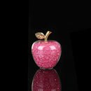 GobekUsa Glaze Crystal Apple Paperweight Figurine Collection for Home Office Decor