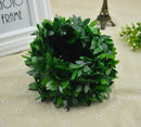 GobekUsa Green Leaf Vine Wreath Garland for Wedding & Christmas Home Decor