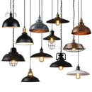 GobekUsa Iron Dome Industrial Pendant Light for Cafe Bar Home Decor