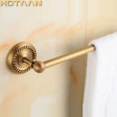 GobekUsa Brass Single Towel Bar in Antique Finish for Stylish Bathroom Décor