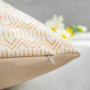GobekUsa Boho Style Cotton Woven Pillow Cover with Tassels & Pompom - 45x45cm