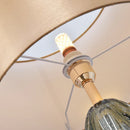GobekUsa Glaze Liuli Crystal Table Lamp, Large Lamp for Living Room and Bedroom
