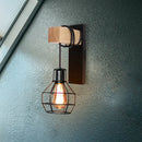 GobekUsa Industrial Iron Wall Sconce LED Fixture for Cafe Bar Loft Decoration