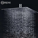 GobekUsa 20’’ Stainless Steel Rainfall Shower Head - Ultra-thin Square Bathroom Shower Head