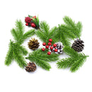 GobekUsa Artificial Pine Needle Plants for Christmas Decor and DIY Wreaths