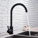 GobekUsa Kitchen Faucet Hot Cold Water Mixer - Matte Black/Brushed Nickel Kitchen Taps