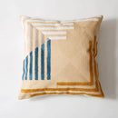 GobekUsa Abstract Embroidered Pillow Cover 45x45cm Pink Beige for Living Room