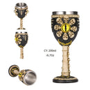 GobekUsa Gothic Skull Resin Wine Glass 200ml bar drinkware cocktail whiskey cup