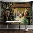 GobekUsa Camel Printed Polyester Tapestry Wall Hanging - Christmas Pattern Home Decor