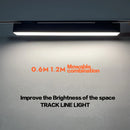 GobekUsa 60cm LED Track Light 20W - Creative Linear Strip for Office, Store, Mall, Exhibition