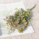 GobekUsa Green Eucalyptus Branch: Faux Leaves for Home & Wedding Decor