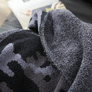GobekUsa Camouflage Knitted Throw Blanket