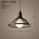 GobekUsa Industrial Birdcage Chandelier: Retro Iron Net Hanging Lamp for Creative Home Lighting