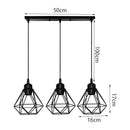 GobekUsa Iron Frame Pendant Chandelier for Restaurant Teahouse Lighting