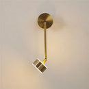 GobekUsa Adjustable Direction Simple LED Wall Light - Nordic Gold Iron Art Wall Lamp