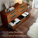 Acacia Harmony Dresser with 6 Drawers for Stylish Storage