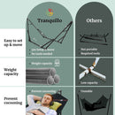 Tranquillo Universal Hammock with Medium Size Stands for Ultimate Relaxation - Ideal Universal Hammock Stands - Medium Size