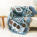 GobekUsa Knitted Nordic Plaid Blanket - Cozy Home Decor and Sofa Cover