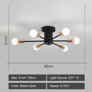 GobekUsa LED Metal Chandeliers for Living Room - Stylish Ceiling Light for Home Decor