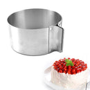 GobekUsa Adjustable Stainless Steel Cake Slicer & Mousse Ring Round Cutter