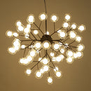 GobekUsa LED Firefly Sputnik Chandelier: Stylish Tree Branch Ceiling Lamp